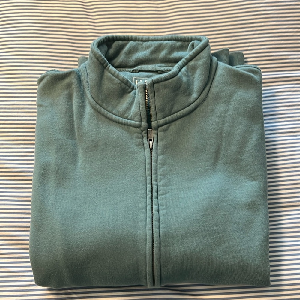 Full zip up sweatshirt